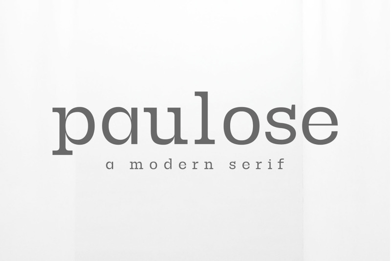 paulose-modern-serif-font-family
