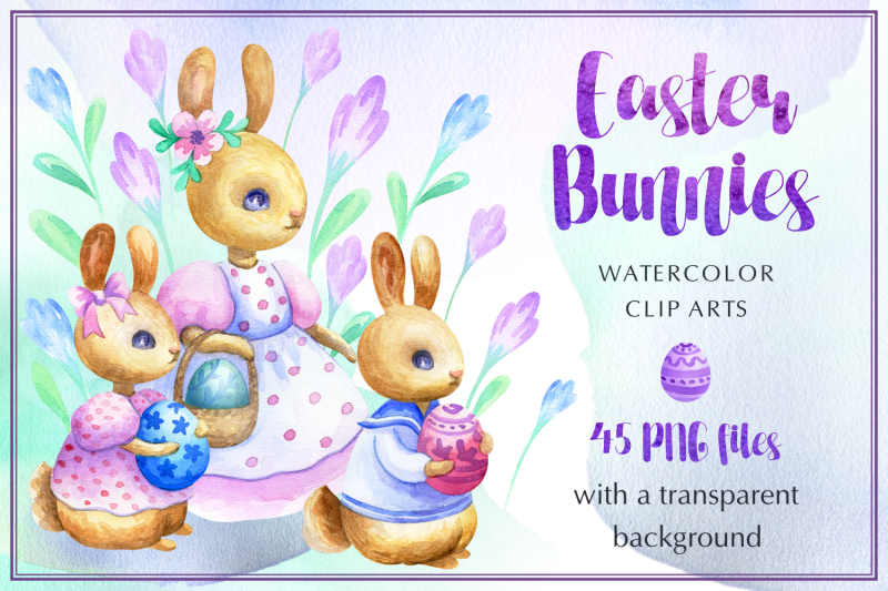 easter-bunnies-watercolor-set
