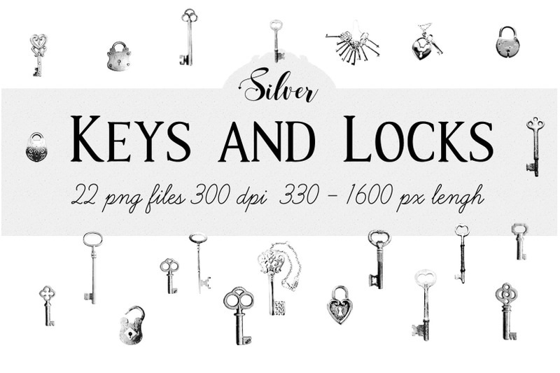 keys-and-padlocks-2-of-3-silver