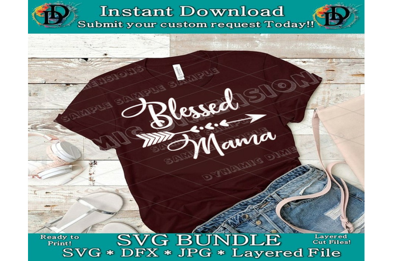 blessed-mama-svg-momma-dxf-cut-file-grunge-svg-svg-sayings-mama-s