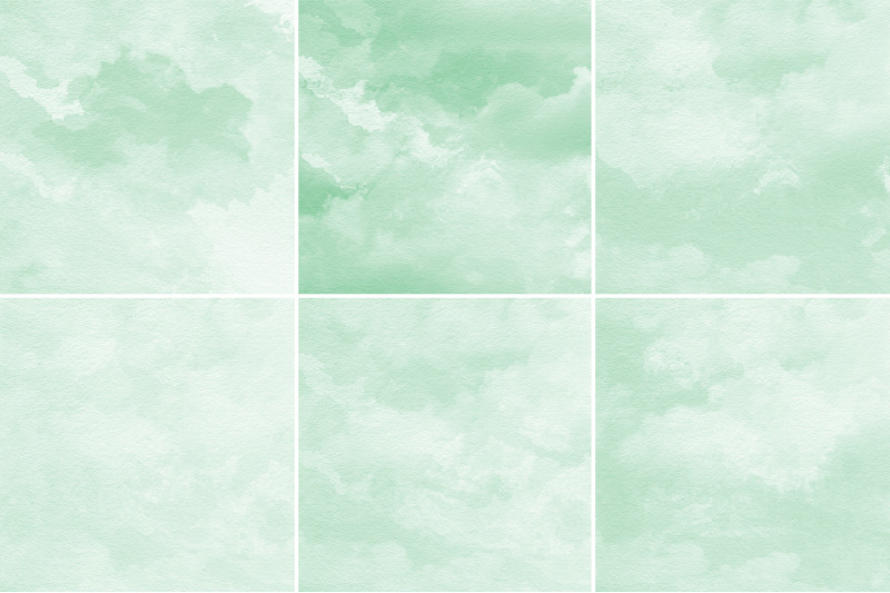 Mint Green Watercolor Texture Backgrounds By DESIGN BY 