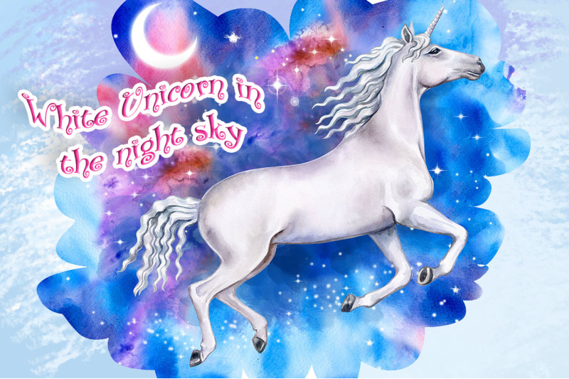 white-unicorn-in-the-night-sky