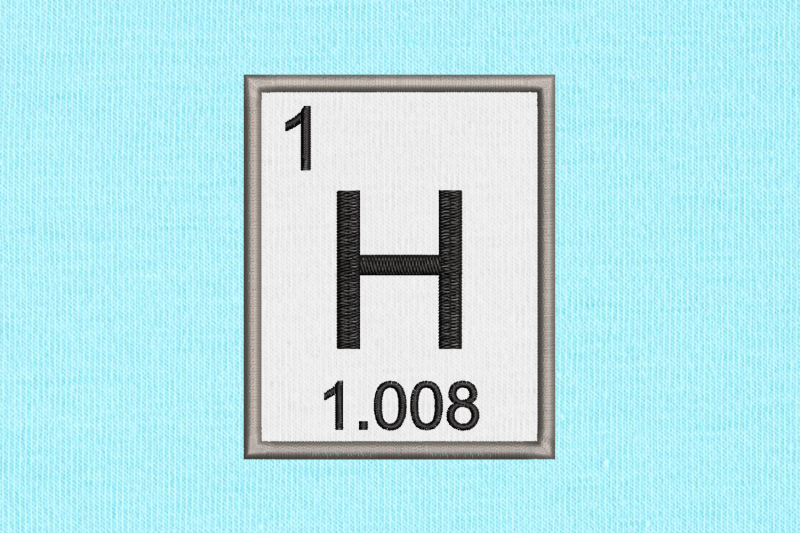 periodic-table-element-1-h-hydrogen-applique-embroidery