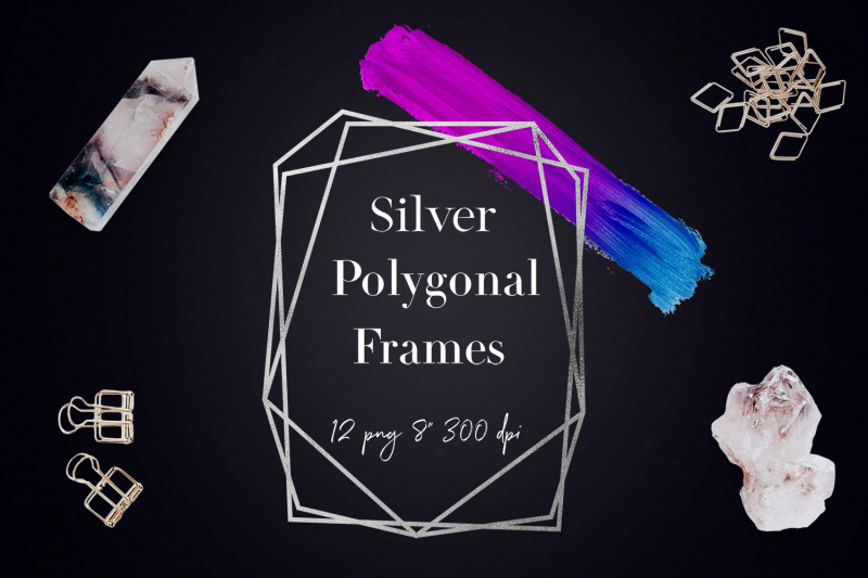 silver-crystal-frames-with-strokes