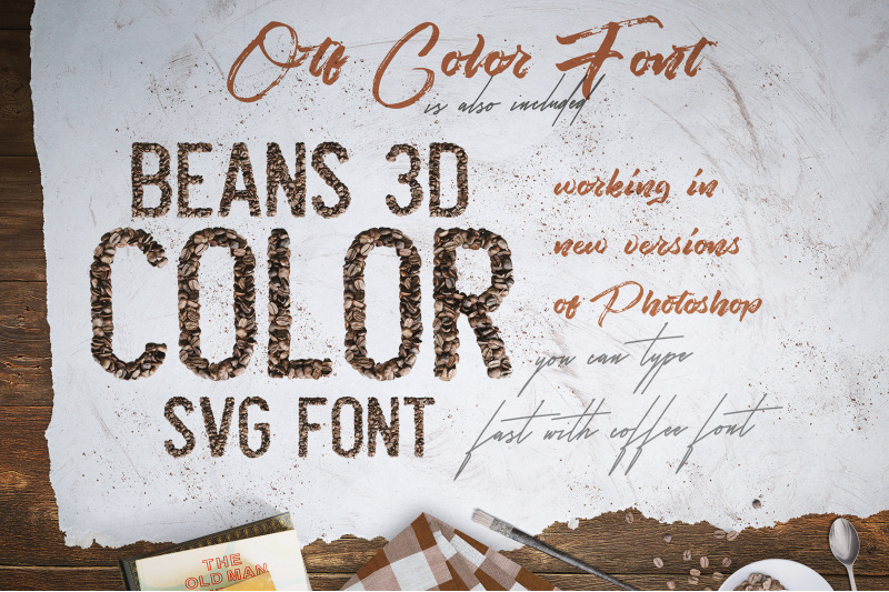 coffee-beans-font-amp-lettering
