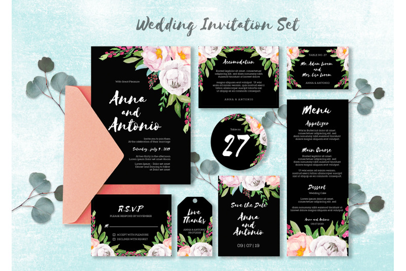 watercolor-invitations-set