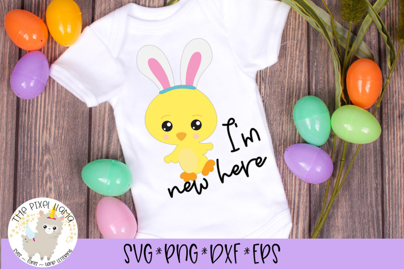 im-new-here-easter-svg-cut-file