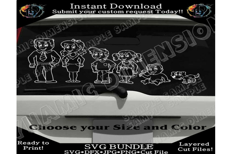 family-car-decal-stick-figure-digital-cutting-files-silhouette-cameo-s