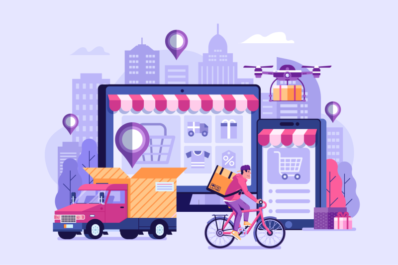 online-delivery-service-illustration