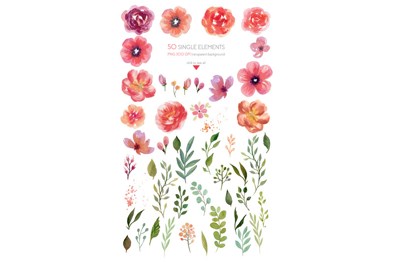 garden-flowers-watercolor-set
