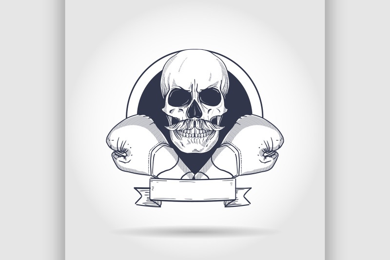 hand-drawn-skull-with-boxing-gloves