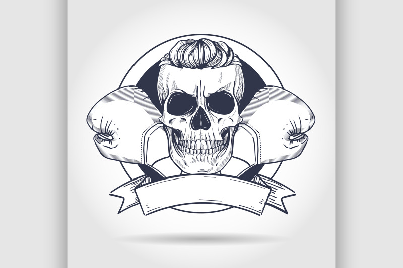 hand-drawn-skull-with-boxing-gloves