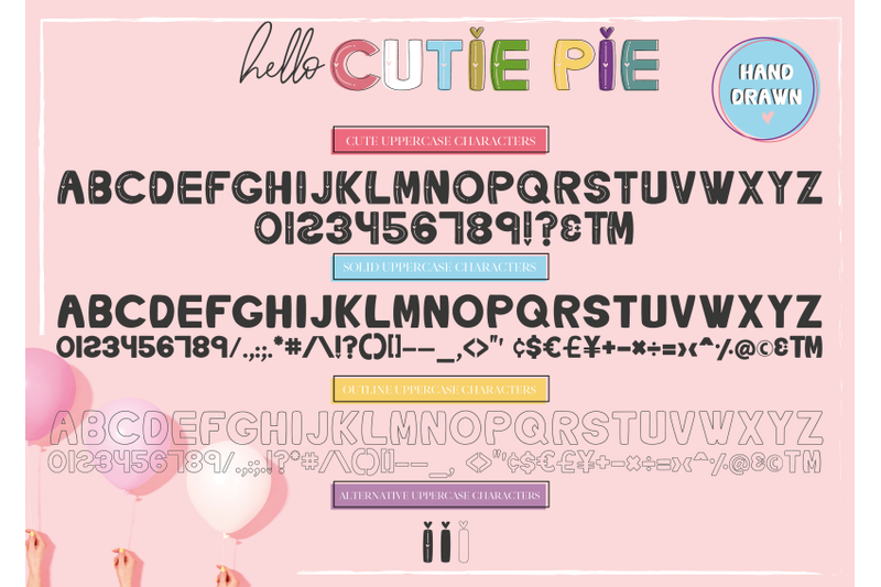 hello-cutie-pie-font-collection