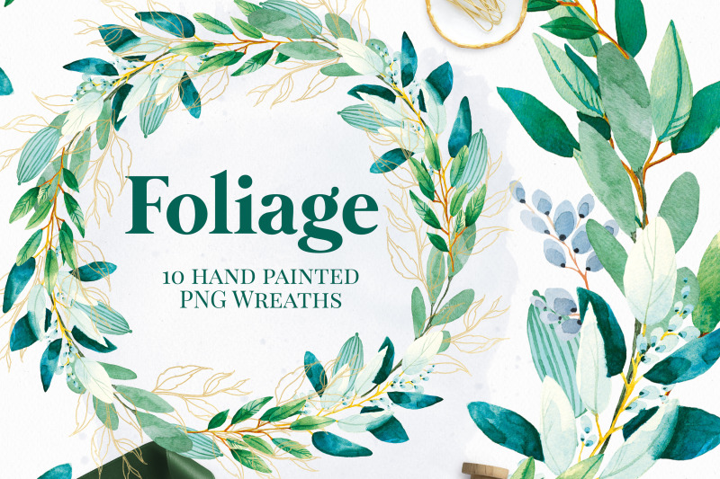 foliage-wreaths-green-and-gold-invitation-graphics-nbsp