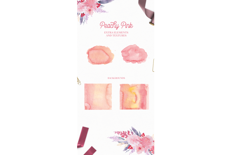 peachy-pink-watercolor-floral-clip-art