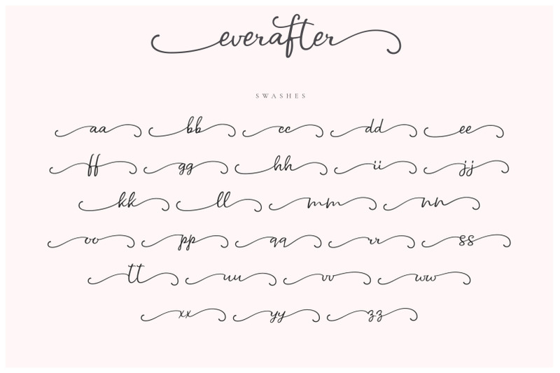 Ever After A Modern Calligraphy Font By Ayca Atalay Creative Thehungryjpeg Com