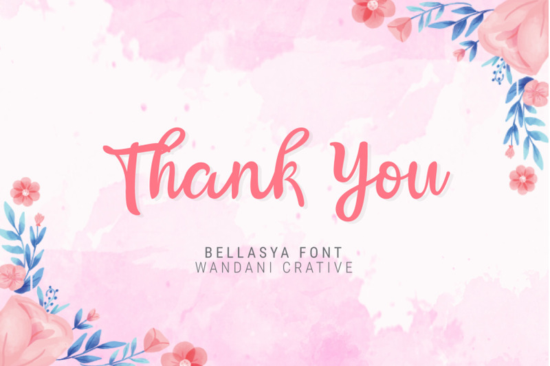 Bellisia Romantic Font By Wandani Creative Thehungryjpeg Com