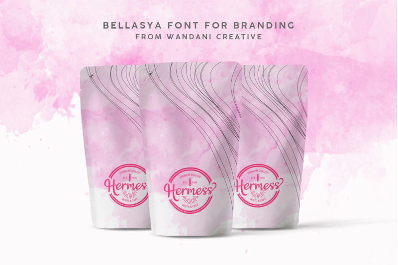 Bellisia Romantic Font By Wandani Creative Thehungryjpeg Com