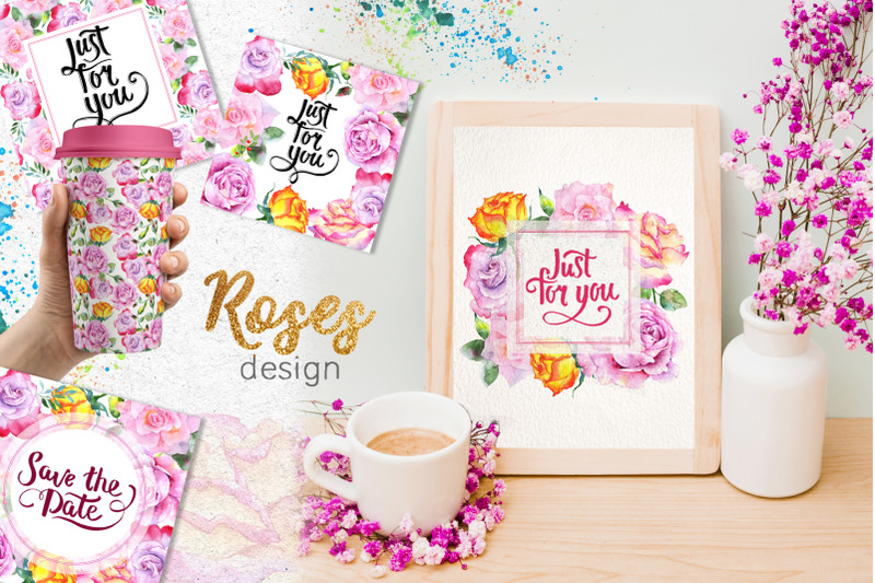 pink-roses-collection-watercolor-png