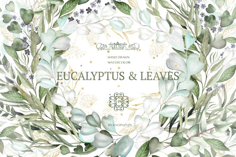 watercolor-eucalyptus-amp-leaves