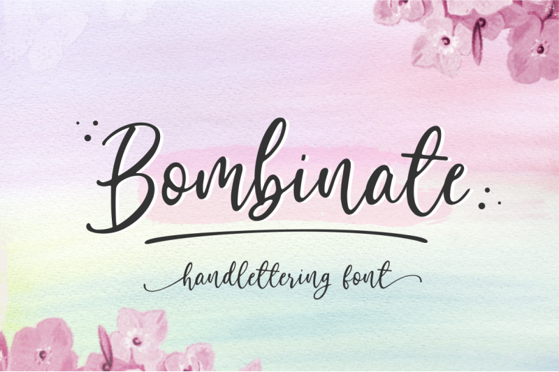 bombinate-handlettering-font
