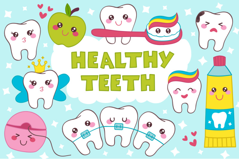 healthy-teeth-kawaii