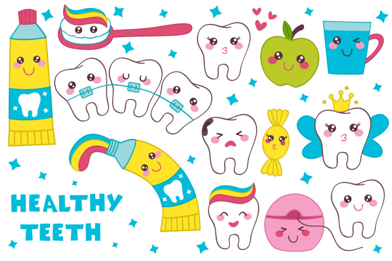 healthy-teeth-kawaii