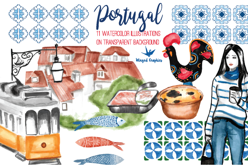 portugal-watercolor-clipart