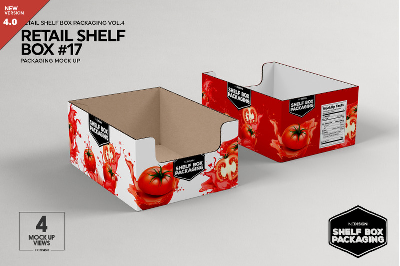 Download Retail Shelf Box 17 Packaging Mockup By INC Design Studio | TheHungryJPEG.com
