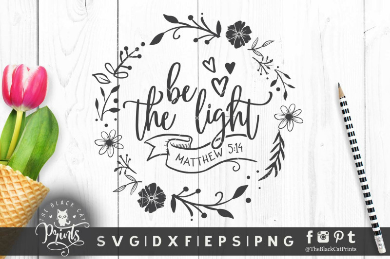 be-the-light-floral-svg-dxf-eps-png