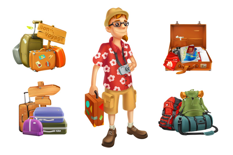 travel-tourist-attraction-vacation-planet-earth-3d-vector-icon-set