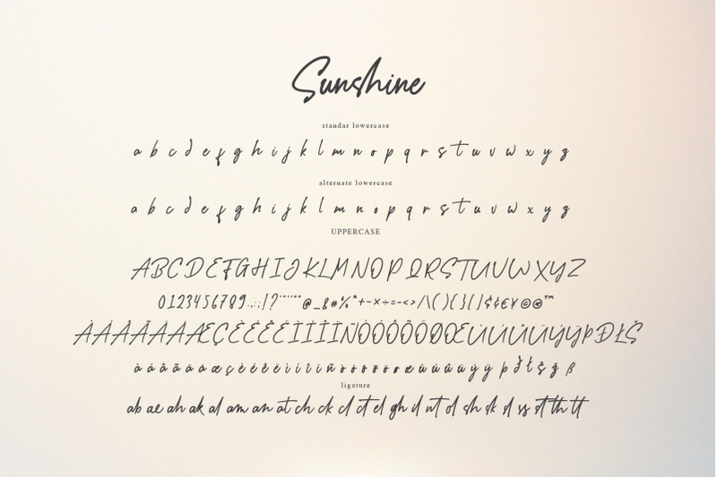 sunshine-a-handwritten-font