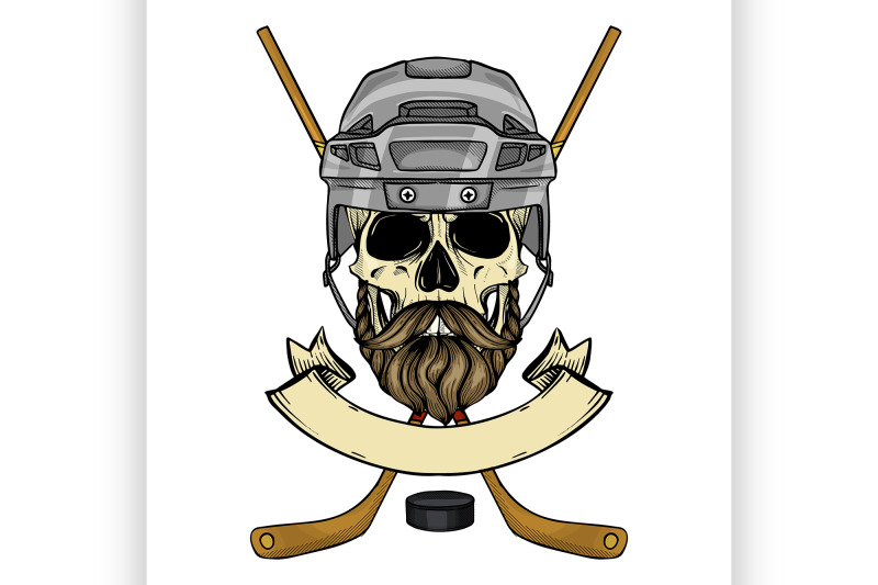 hockey-player-skull