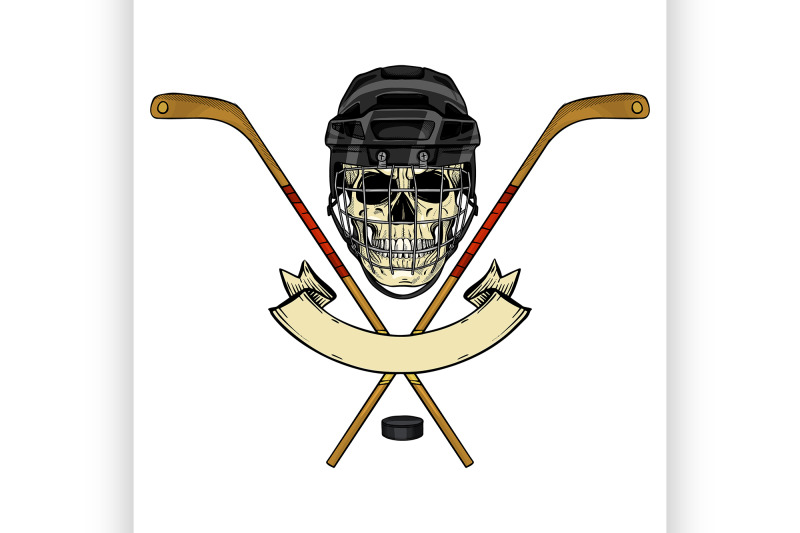 hockey-player-skull