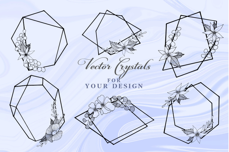 vector-collection-of-crystal-shapes