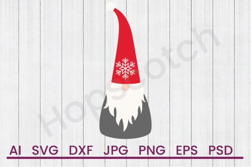 Tomte Scandi Christmas Gnome - SVG File,DXF File By ...