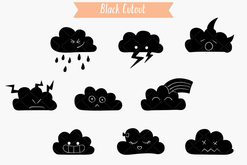 clouds-kawaii-hand-drawn-weather-rainbow-moon-lightning