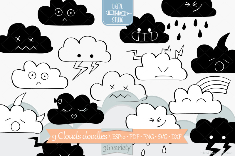 clouds-kawaii-hand-drawn-weather-rainbow-moon-lightning