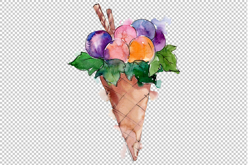 fruit-dissert-watercolor-png
