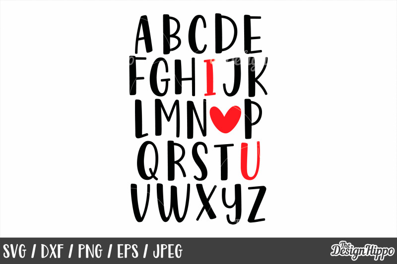 Free Free 170 Abc I Love You Svg Free SVG PNG EPS DXF File