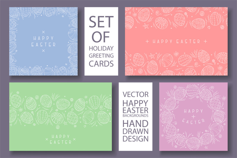 hand-drawn-happy-easter-cards