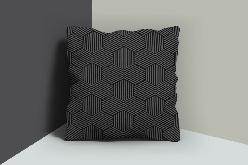 dark-striped-geometric-patterns
