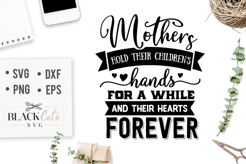 mothers-hold-their-children-039-s-hands-svg