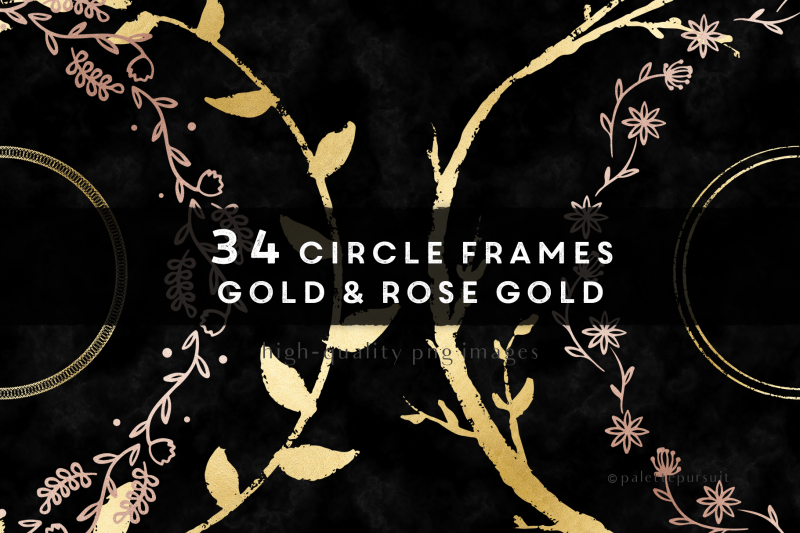 gold-amp-rose-gold-circle-frames-wreath-clip-art