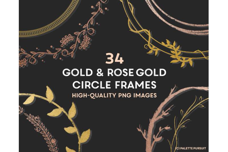 gold-amp-rose-gold-circle-frames-wreath-clip-art