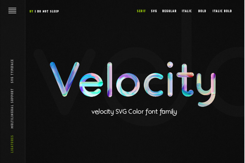 velocity-svg-font