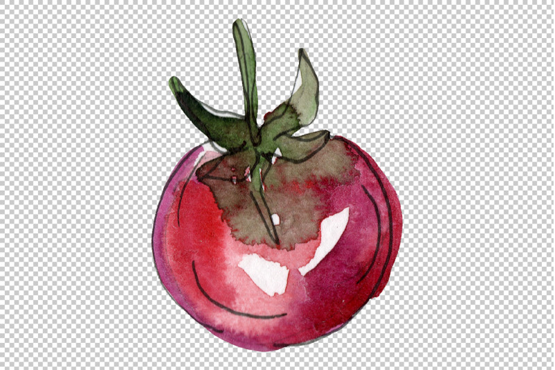 pizza-vegetable-watercolor-png