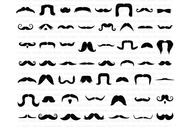 Download Mustaches SVG Files, Mustache SVG File for Silhouette ...