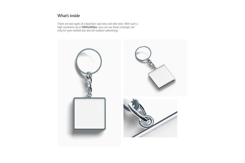square-keychain-mockup
