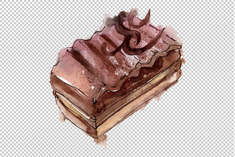 sweet-yummy-cake-watercolor-png